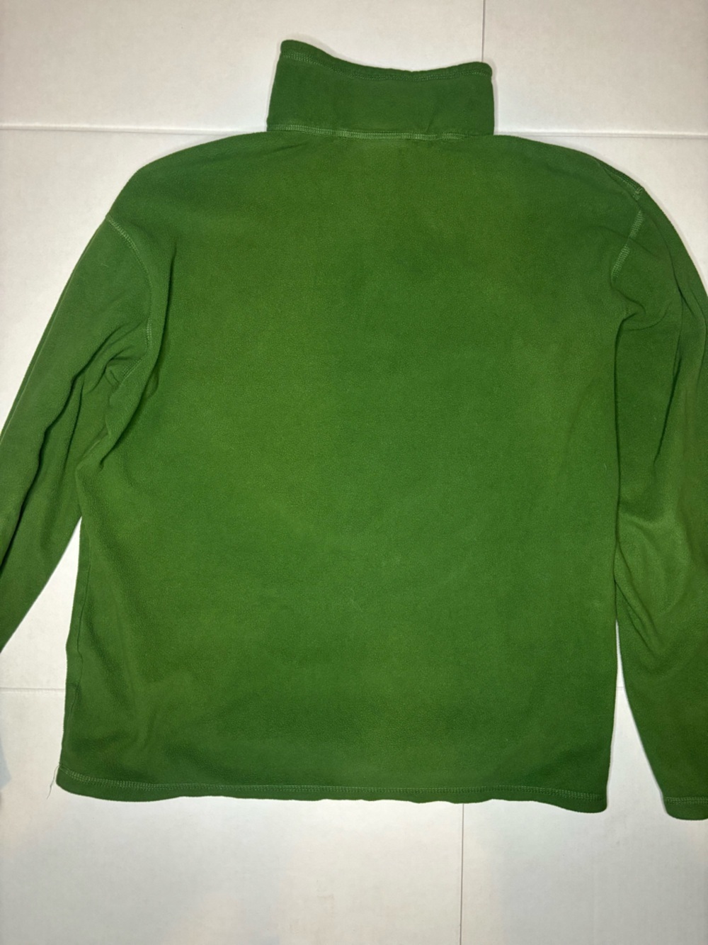 The North Face Green Zip Fleece Pullover - Picture 4 of 5